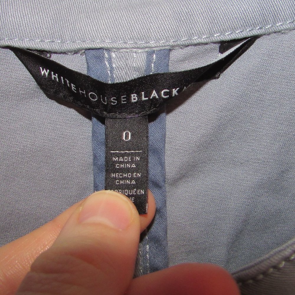 WHBM blue-gray Button-Front Jacket - Picture 5 of 10